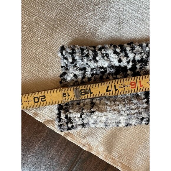 Rachel Zoe Open Cardigan Sweater Sz Large  Multi Tweed Color Texture Pockets - Picture 10 of 11